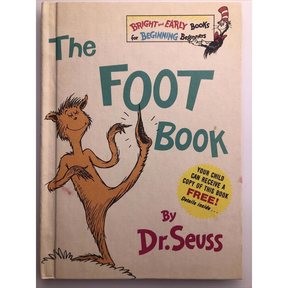 The Footbook By Dr Seuss Book Club Edition 1968
